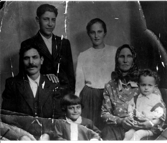 Familjen Kier före deportationen till Auschwitz