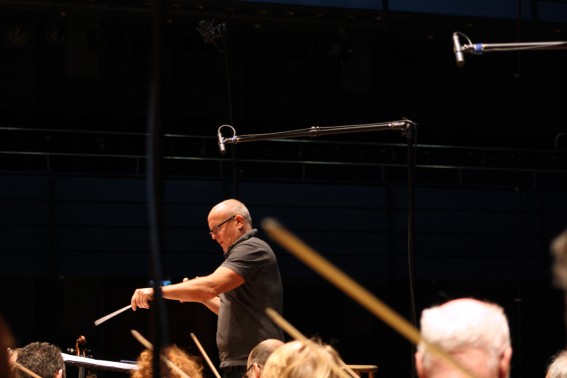 Christian Lindberg och Norrköpings symfoniorkester spelar in.