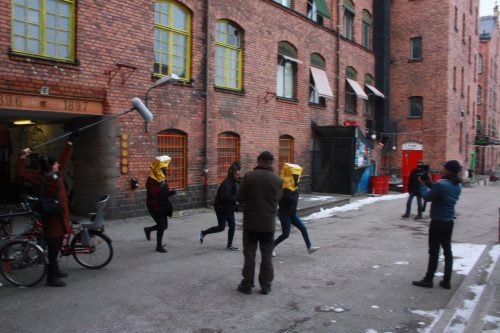 De spelar in vampyrfilm på tre dagar